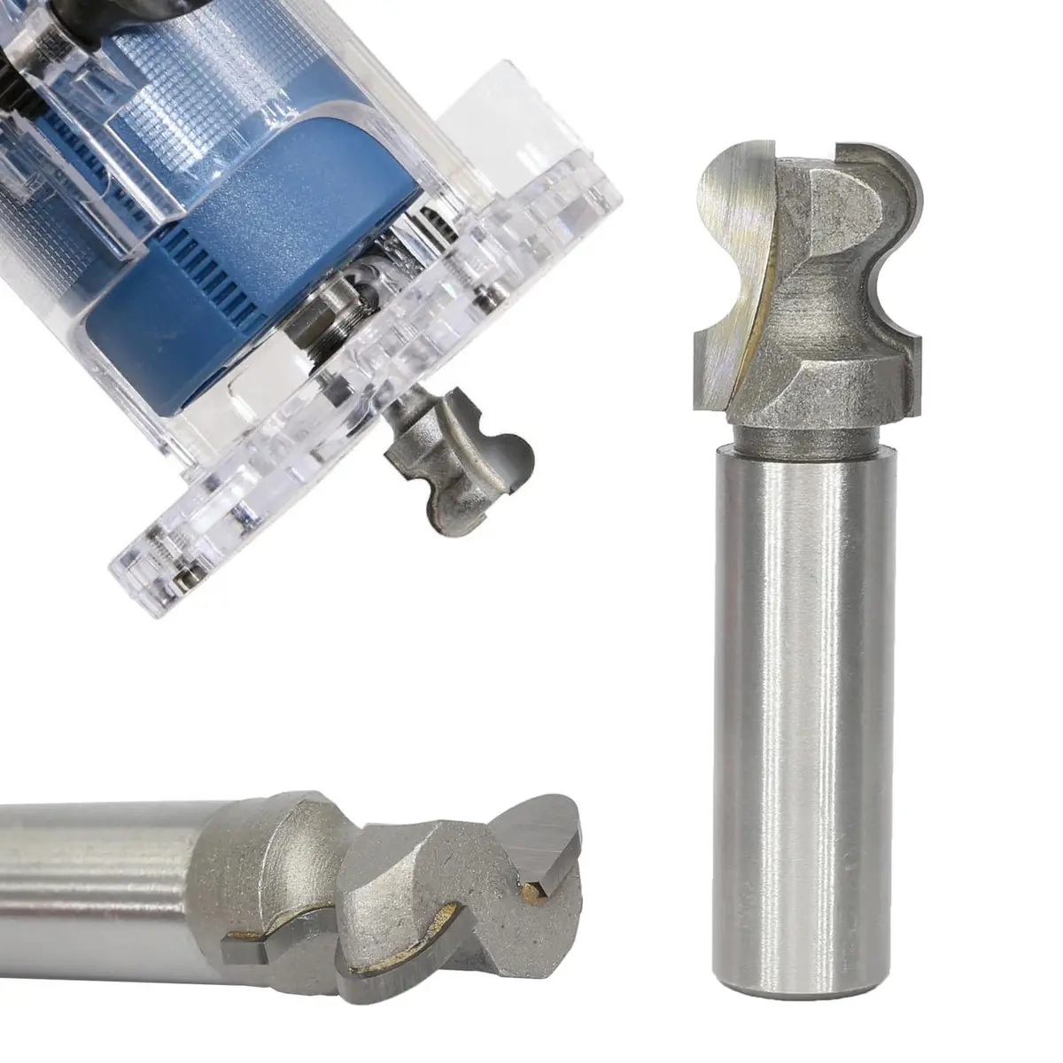 Akylin 2Pcs Finger Pull Router Bit Set 1/2" Shank | Drawer Handle Making Tool - view 5