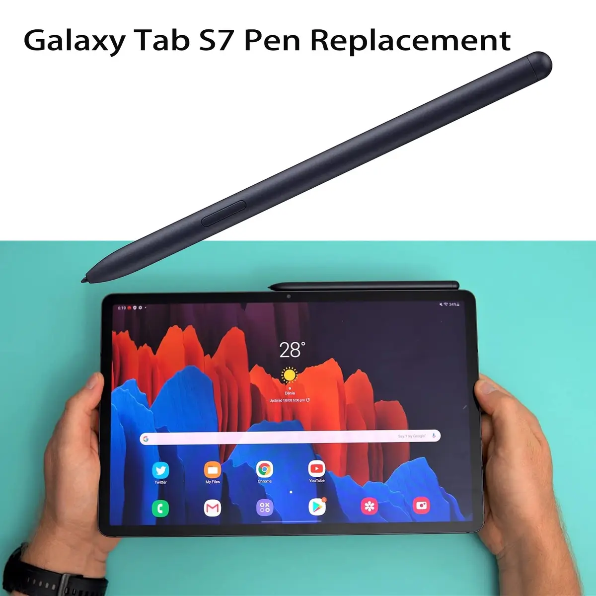 Dogxiong Galaxy Tab S7 Pen Replacement with Bluetooth S Pen Stylus, Mystic Black | Precise Pressure & Bluetooth Control - view 4