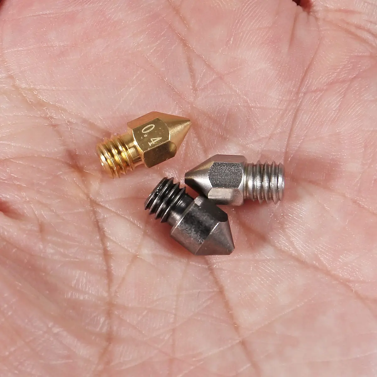 UMLIFE 20PCS 3D Printer Nozzles 0.4mm | Hardened Steel, Stainless & Brass, Compatible with Creality & Makerbot - view 5