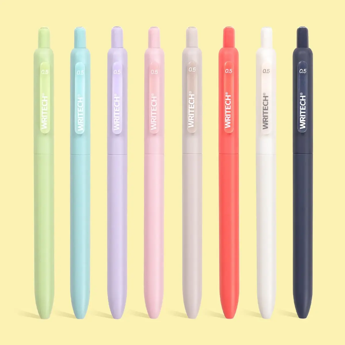 WRITECH Gel Pens Fine Point 0.5mm Multicolor Ink 8ct | Smooth Writing - view 7