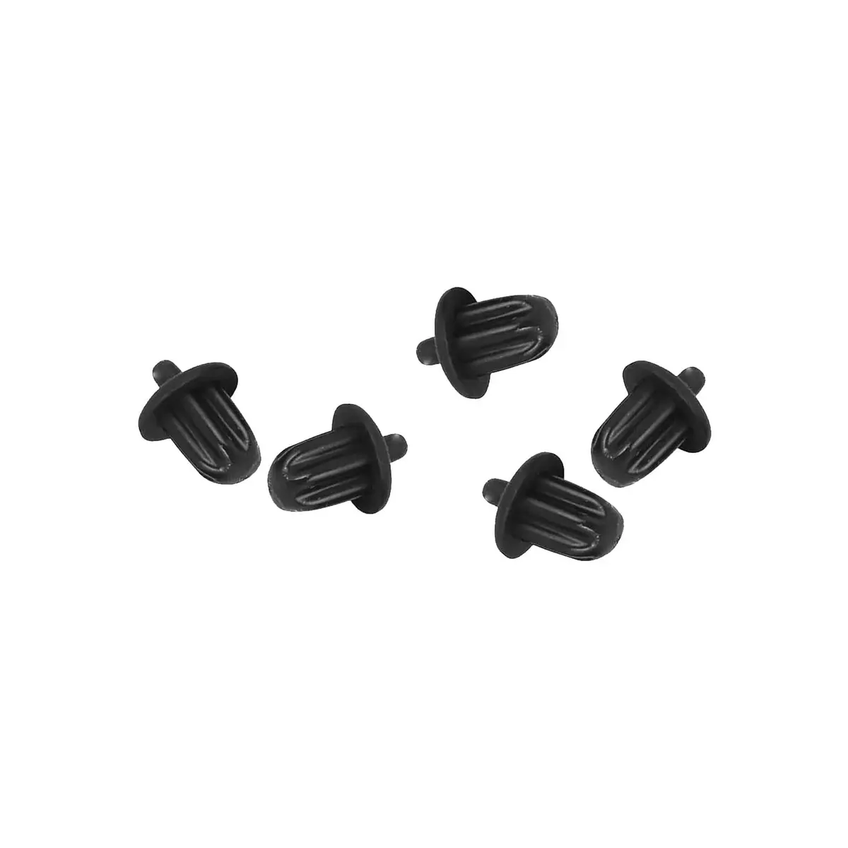 Sopepoyie 6.35mm Dust Cover | Silicone Anti Dust Plug for PC, AV Equipment & Microphone (14x10mm, Black+Transparent) - view 3