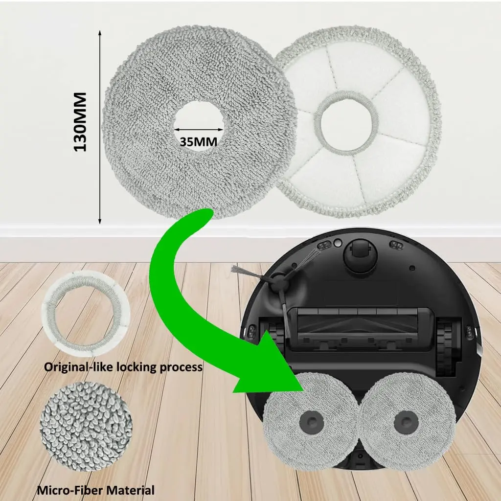 JoyBros Dreame L10s Ultra Robot Vacuum Cleaner Replacement Parts Kit | 17 Pieces - view 6