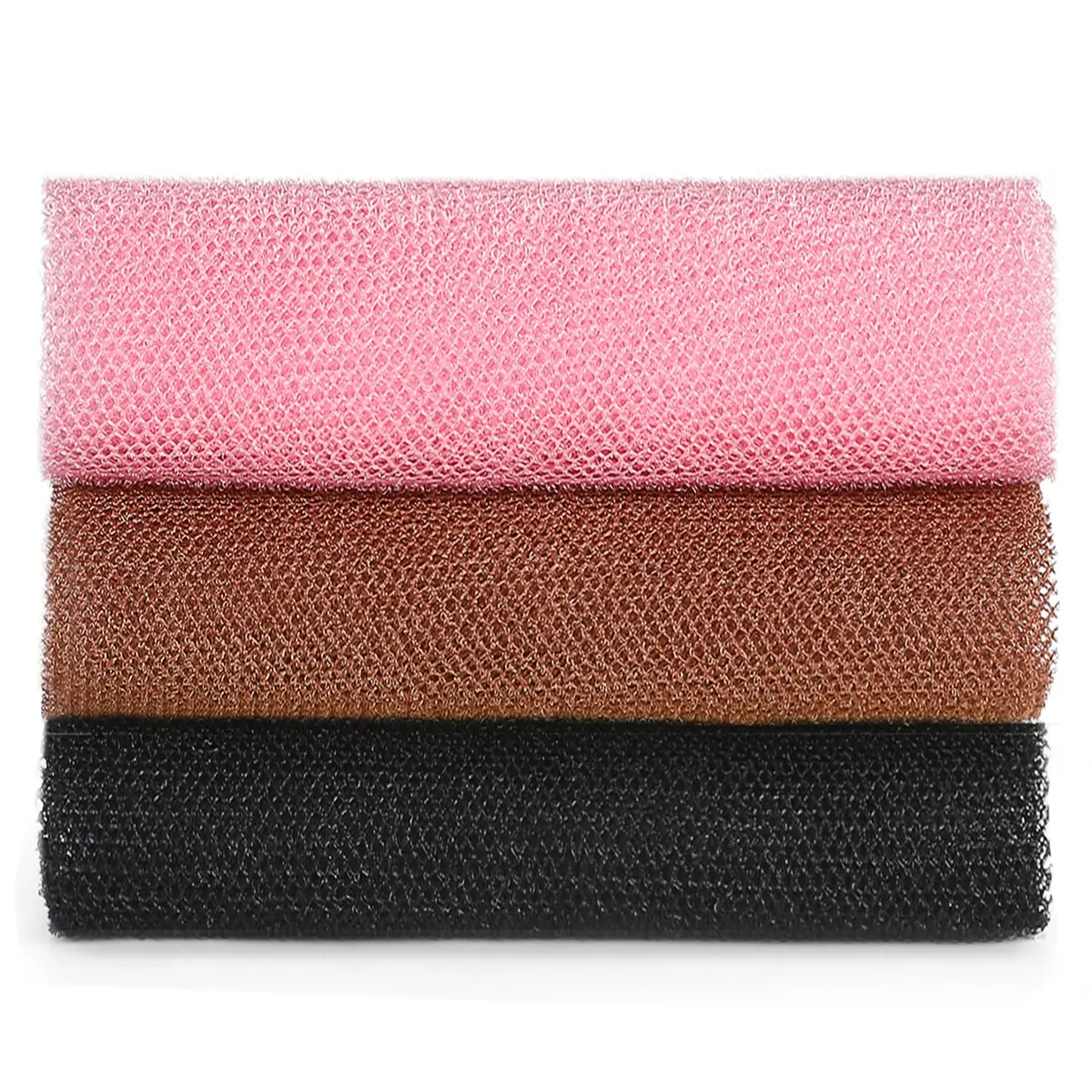 JASSINS African Net Sponge Authentic Body Shower Scrubber 3Pcs | Exfoliates Dead Skin, Dirt, Oil - main product image