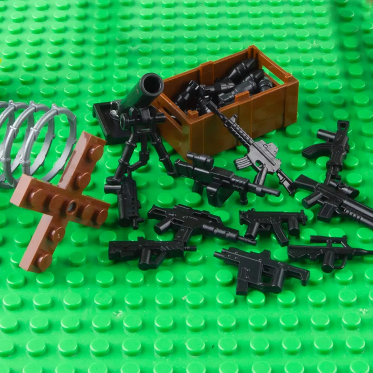 HIMIRICH Weapons Pack Military Toy Set Building Blocks 10 PCS | Compatible with Major Brand - view 5