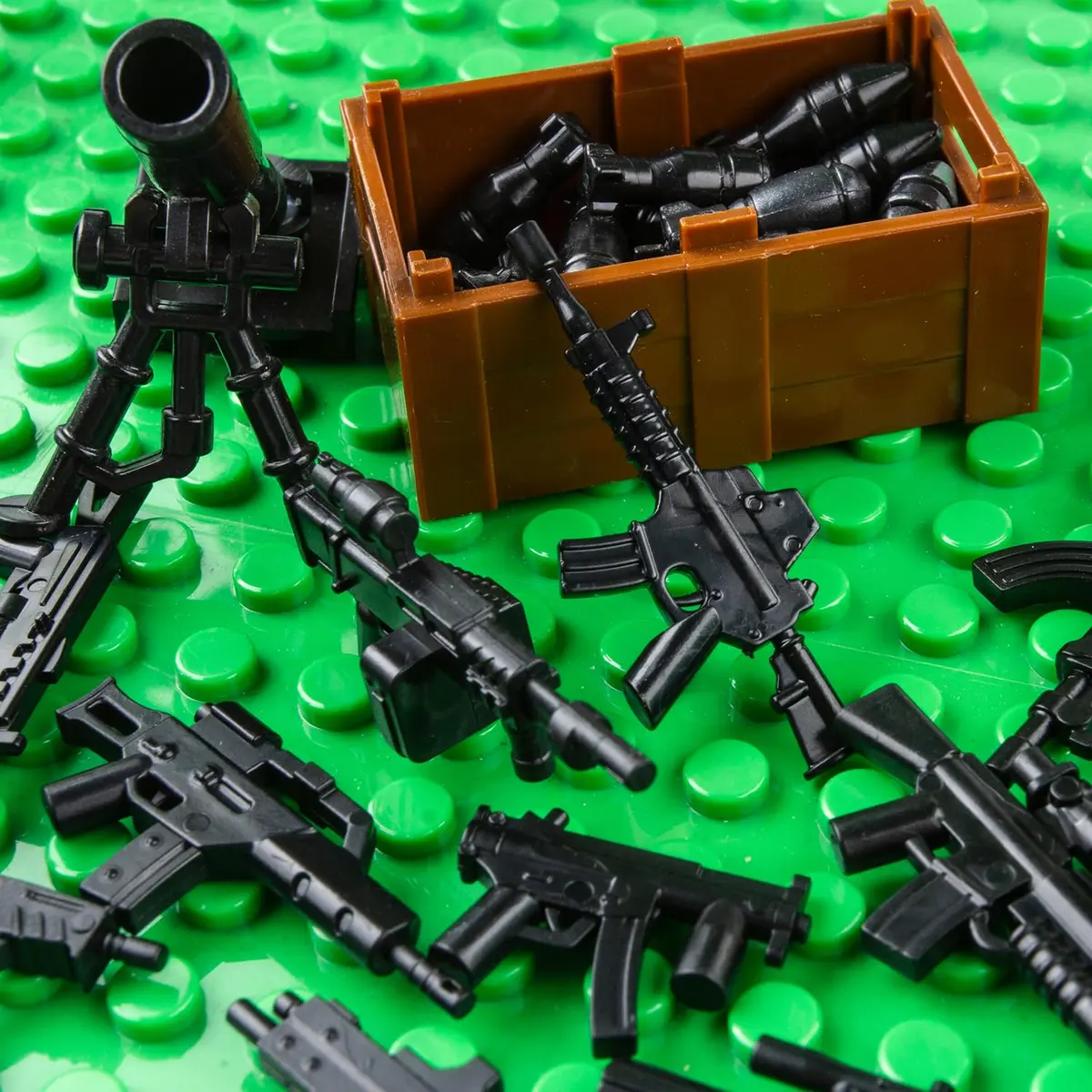 HIMIRICH Weapons Pack Military Toy Set Building Blocks 10 PCS | Compatible with Major Brand - view 6