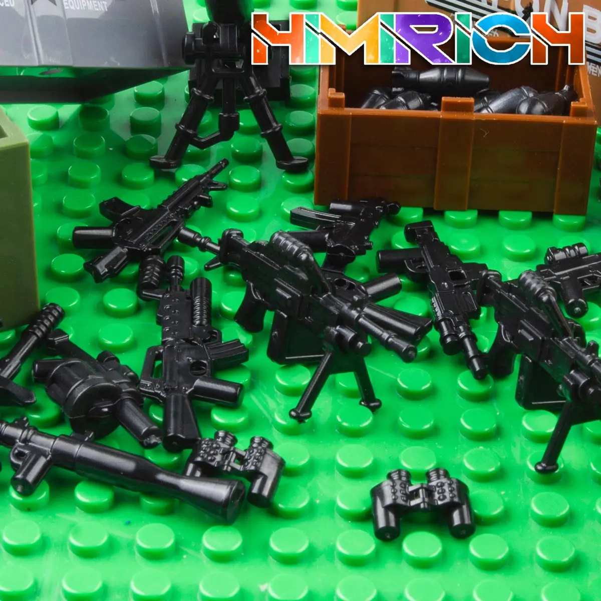 HIMIRICH Weapons Pack Military Toy Set Building Blocks 10 PCS | Compatible with Major Brand - view 7