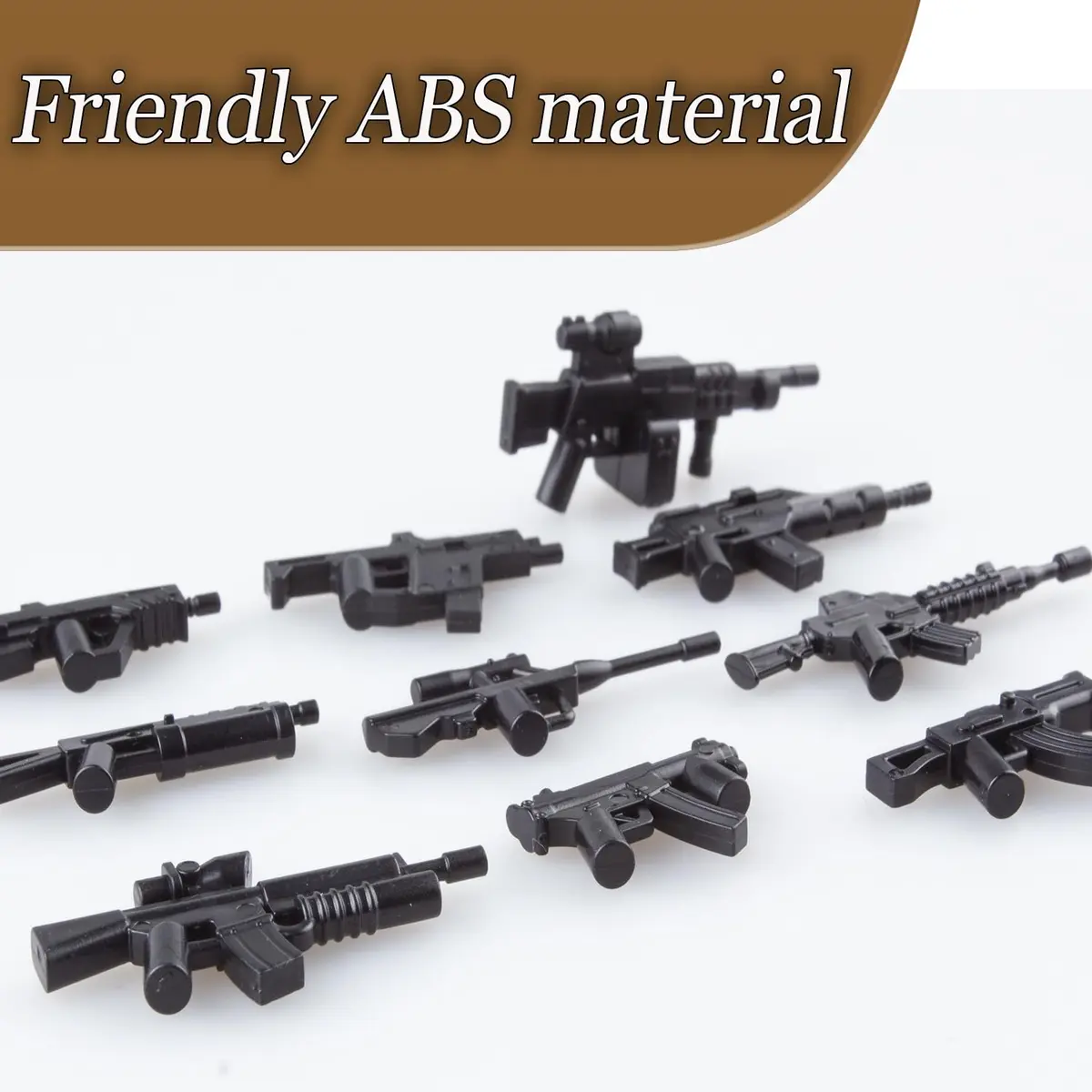 HIMIRICH Weapons Pack Military Toy Set Building Blocks 10 PCS | Compatible with Major Brand - view 2