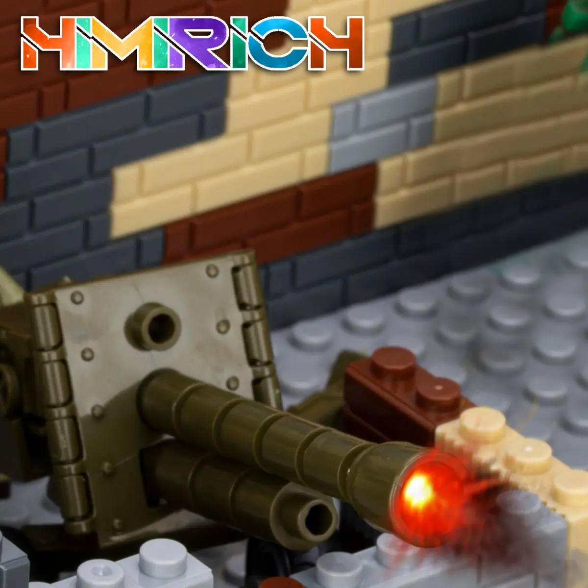 HIMIRICH Weapons Pack Military Toy Set Building Blocks 1 PC-Howitzer | Army Equipment Gear Kit for Kids - view 6