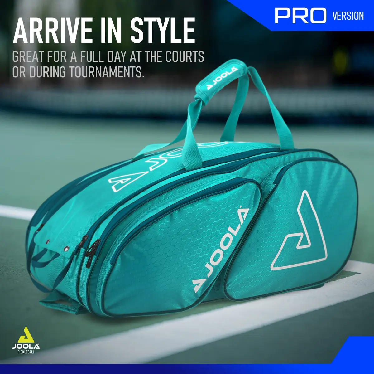 JOOLA Tour Elite Pro Pickleball Bag – Backpack & Duffle Bag for Paddles & Accessories, Thermal Insulated Pockets, Holds 4+ Paddles, Fence Hook - view 4