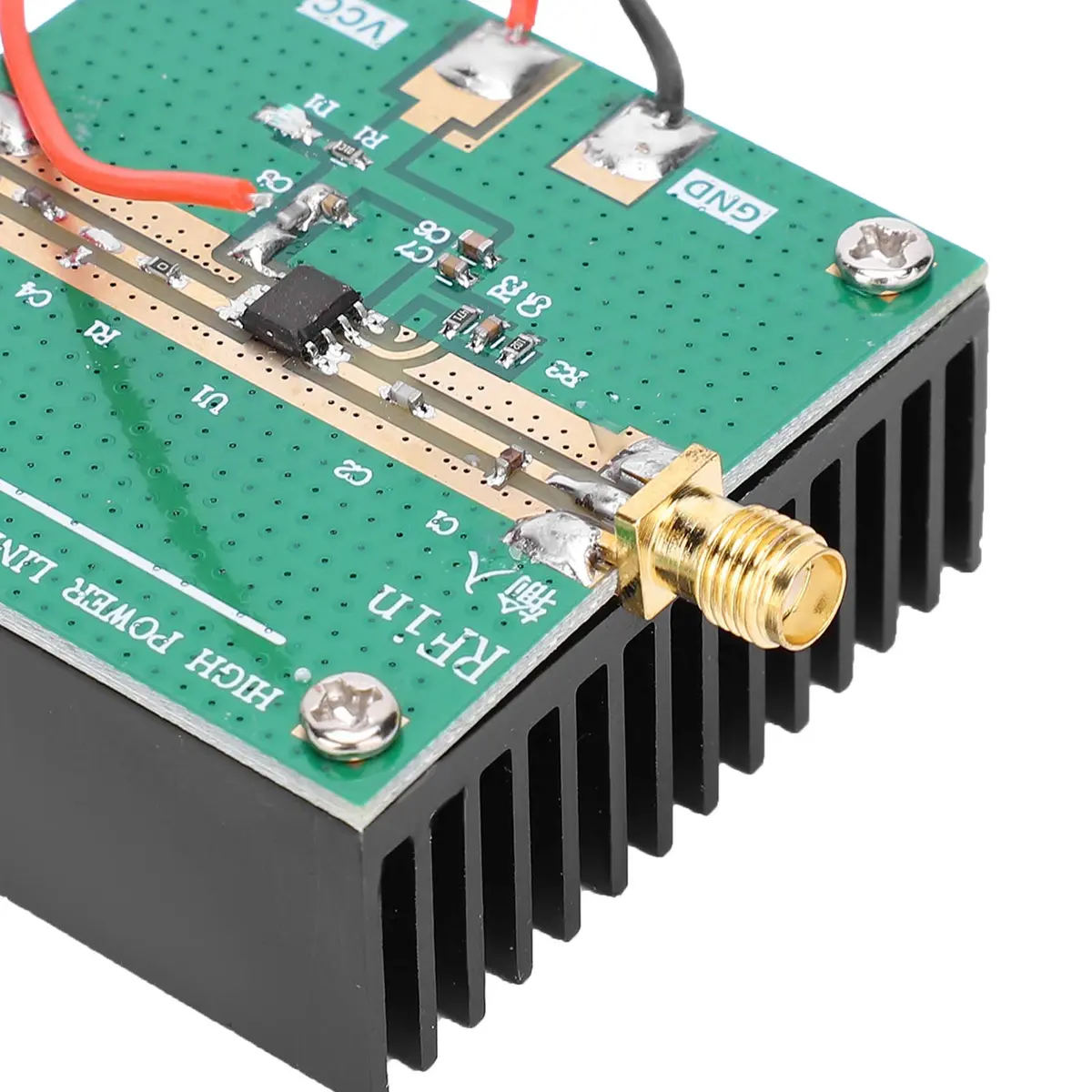 POCREATION RF Power Amplifier RF2126 400-2700MHz 1W with Heatsink | 6V 500mA Power Supply - view 3