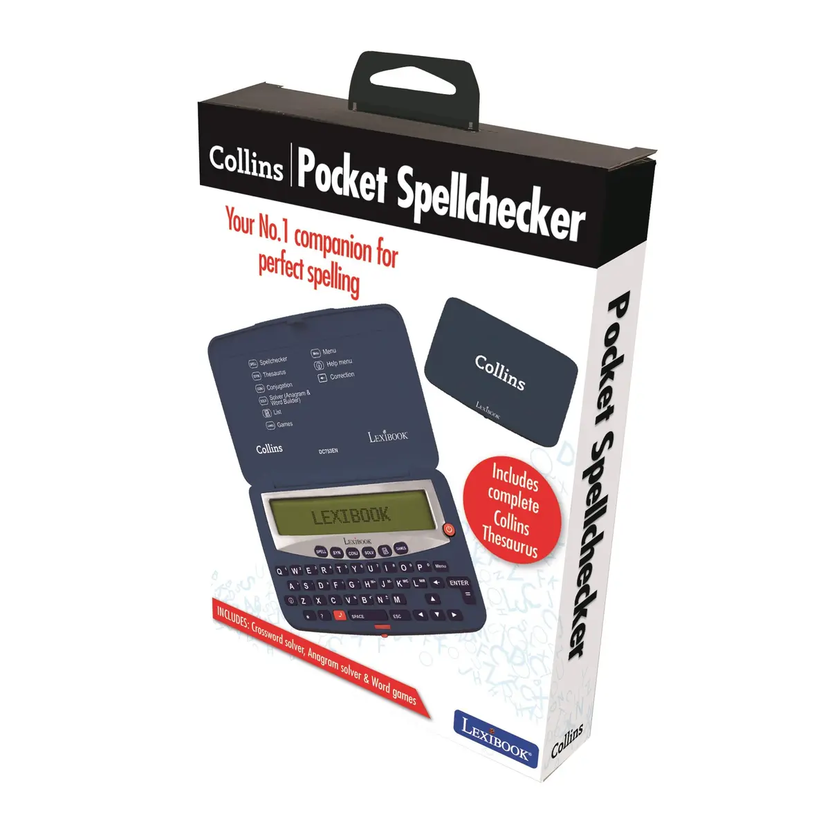 LEXiBOOK Collins Electronic Pocket Spellchecker DC753EN Blue/White | Educational Tool for Kids - view 6