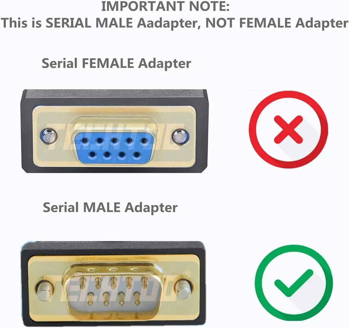 TECHTOO 4-Port USB to RS232 DB9 Serial Adapter Cable 1.5m (4.92ft) | Prolific Chipset - view 6