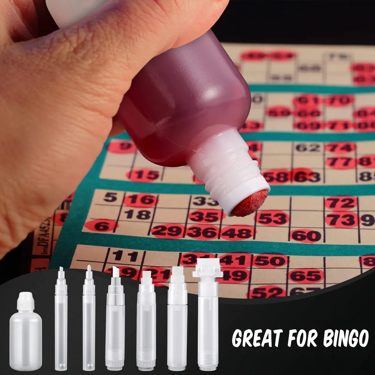 Kisston Refillable Paint Pen Set | 3-30mm Acrylic Markers for DIY & Art (70-120 chars) - view 7