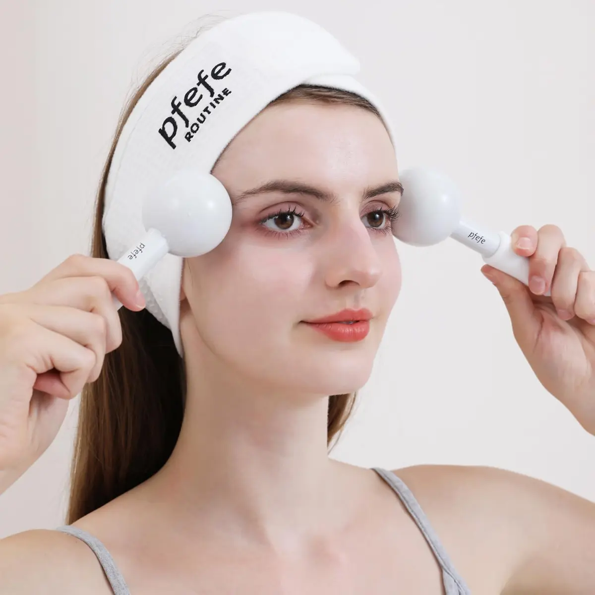pfefe Stainless Steel Ice Globes for Face & Eyes, 2-Pack | Cools Skin, Reduces Puffiness & Wrinkles - view 5