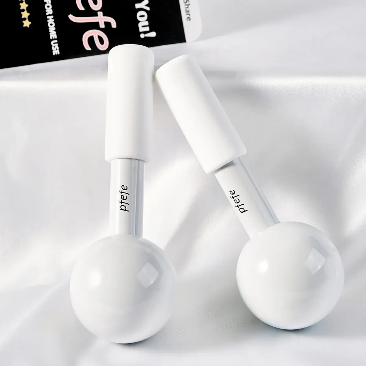 pfefe Stainless Steel Ice Globes for Face & Eyes, 2-Pack | Cools Skin, Reduces Puffiness & Wrinkles - view 7