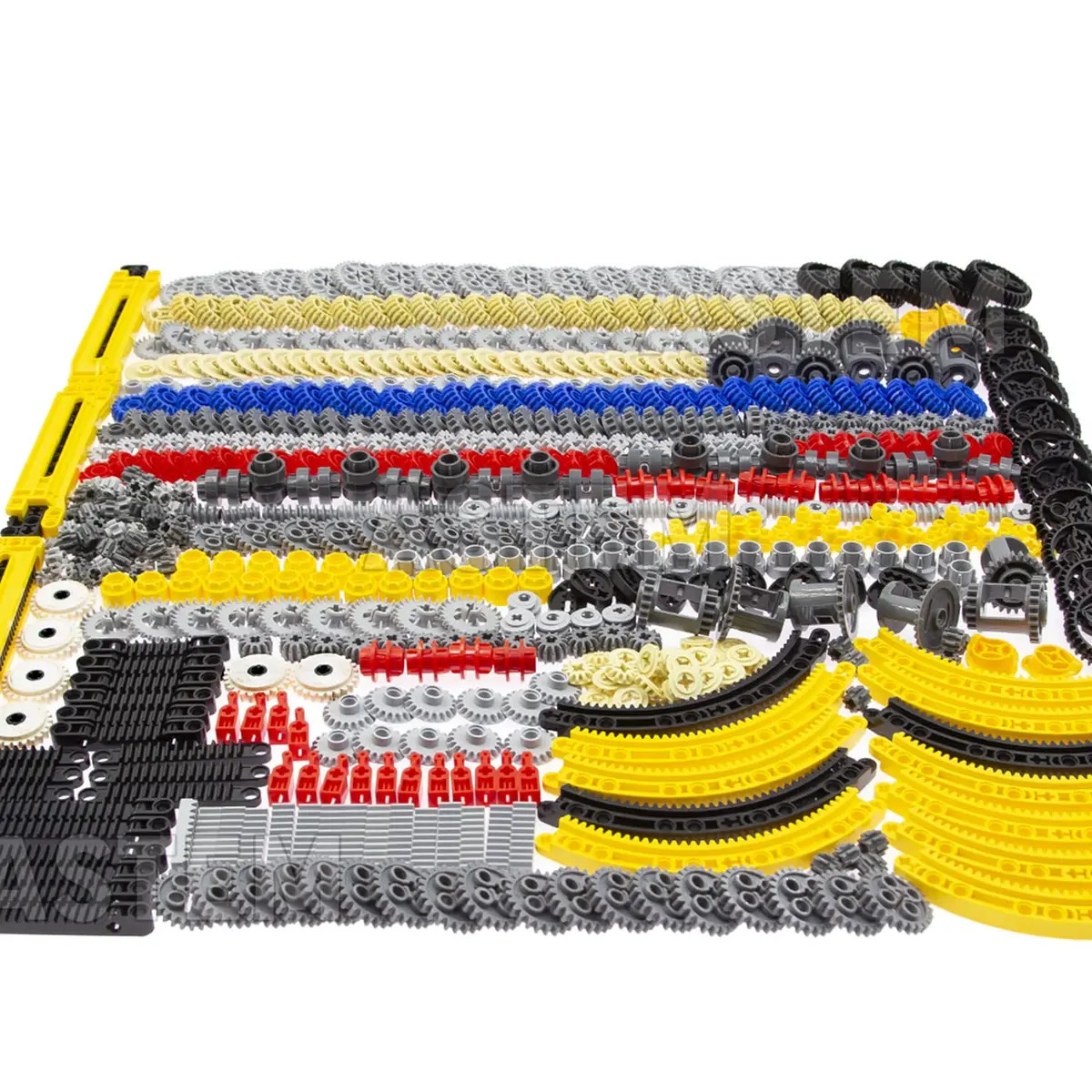 ASTEM 699pcs Technic Parts Gears Axle-Pin-Connector Set | Compatible with Major Brands, Creative STEM Toy (699 Pieces, Random Colours) - view 2