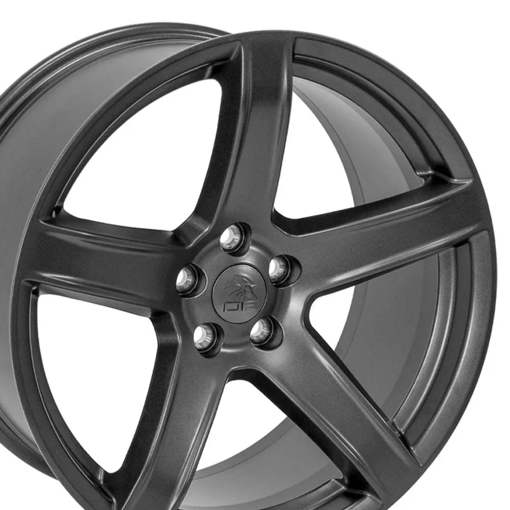 OE Wheels DG22 20x9.5 Satin Gunmetal Rim | 5x115 Bolt Pattern, 20 Inch Diameter - view 5