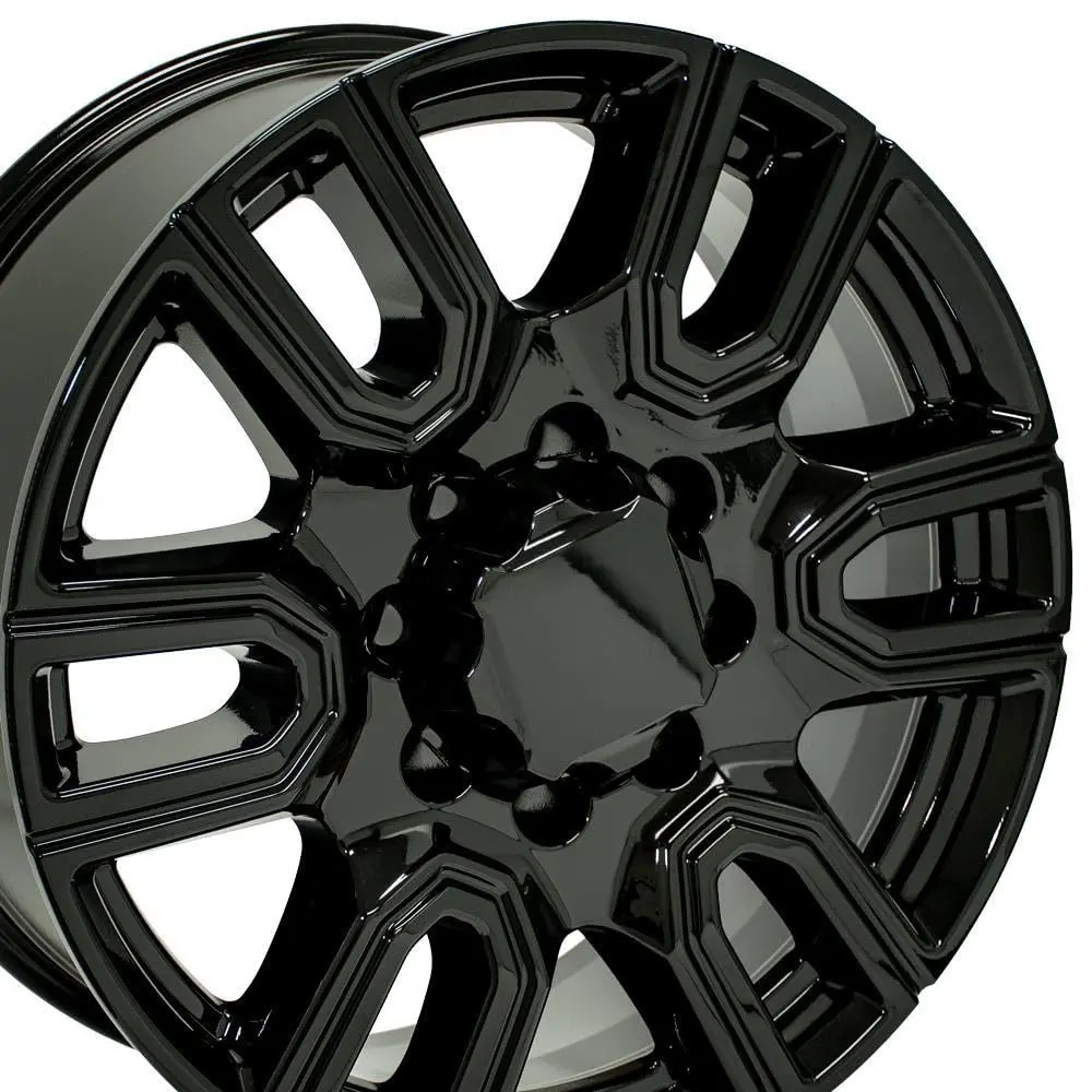 OE Wheels CV96B 20x8.5 Gloss Black Rim | 8x180 Bolt Pattern, 47ET Offset, Aluminum (70-120 chars) - view 5