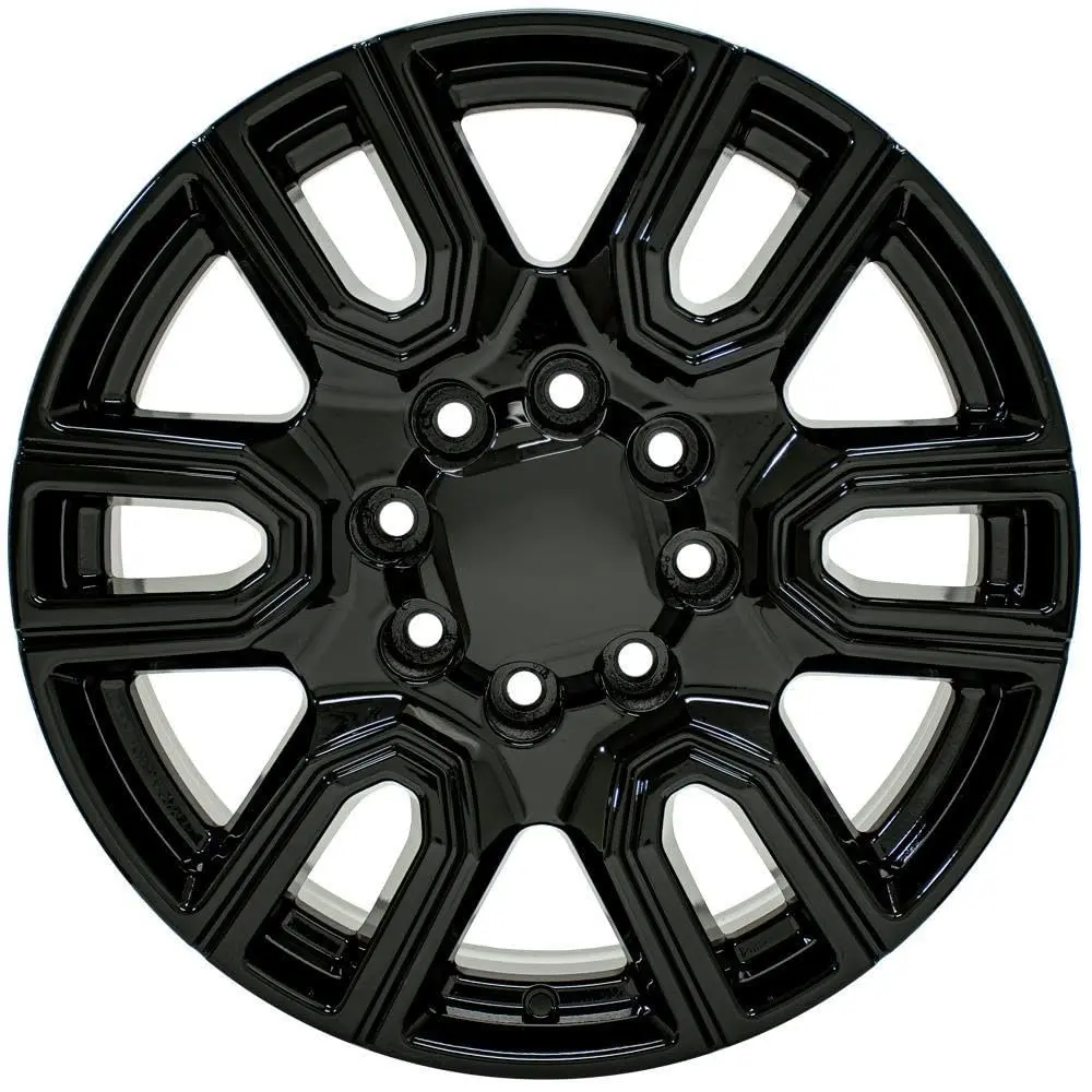 OE Wheels CV96B 20x8.5 Gloss Black Rim | 8x180 Bolt Pattern, 47ET Offset, Aluminum (70-120 chars) - view 2