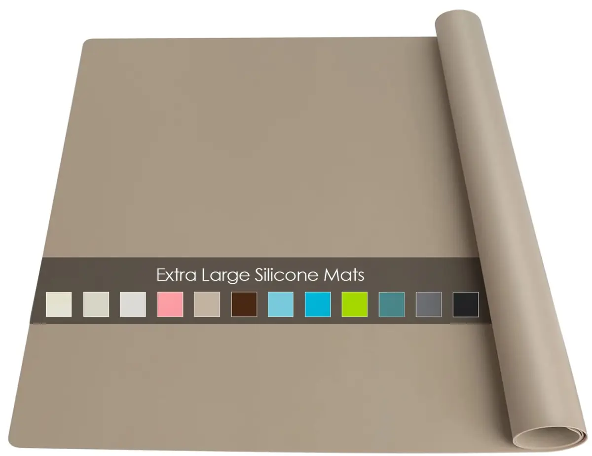 QPIX DIGITAL Extra Large Silicone Mat 70cm x 50cm (27.6'' x 19.7'') | Heat-Resistant, BPA-Free Kitchen Counter Protector - main product image
