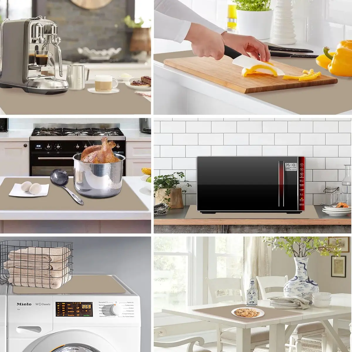 QPIX DIGITAL Extra Large Silicone Mat 70cm x 50cm (27.6'' x 19.7'') | Heat-Resistant, BPA-Free Kitchen Counter Protector - view 5
