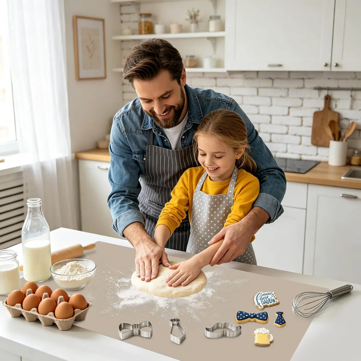 QPIX DIGITAL Extra Large Silicone Mat 70cm x 50cm (27.6'' x 19.7'') | Heat-Resistant, BPA-Free Kitchen Counter Protector - view 8