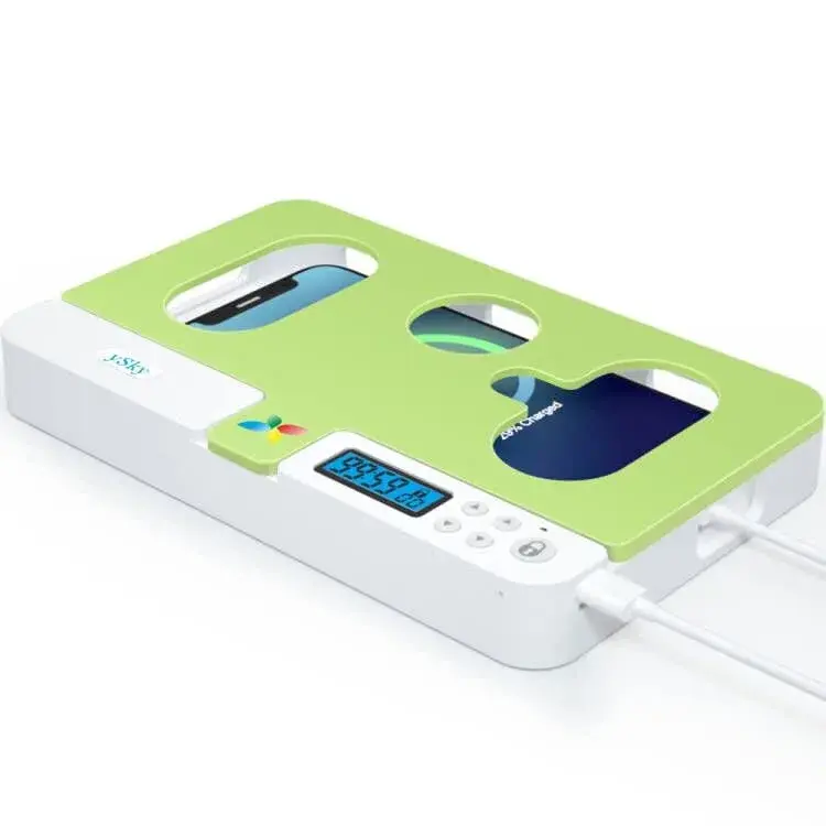 ySky Portable Phone Lock Box with Timer Green | Internal Size 18.3 x 8.7 x 1.5cm (7.2 x 3.4 x 0.59inch) - main product image