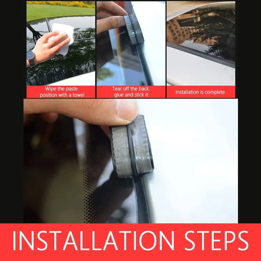 Turcee T-Car Weather Strip Seal 7m (23Ft) | Adhesive EPDM Rubber for Windshield & Sunroof - view 6
