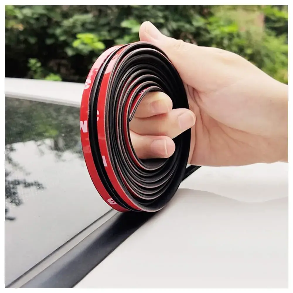 Turcee T-Car Weather Strip Seal 7m (23Ft) | Adhesive EPDM Rubber for Windshield & Sunroof - main product image