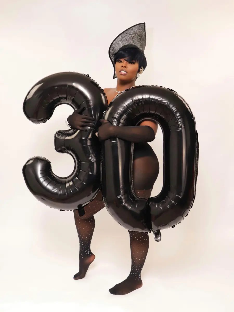 Mluchee Black Number 3 Balloon 40 Inch | Jumbo Foil Birthday Party Decoration - view 2