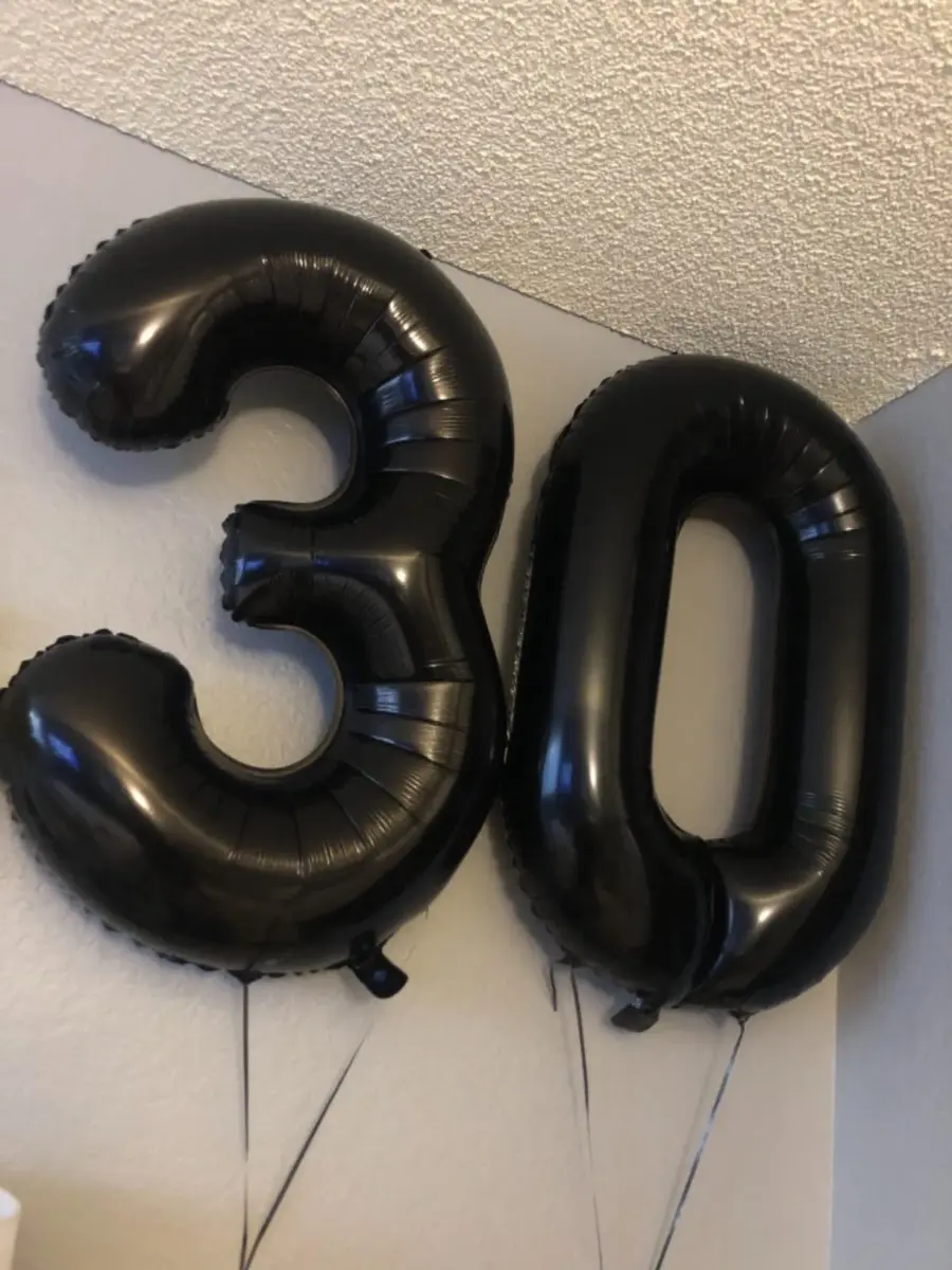 Mluchee Black Number 8 Balloon 40 Inch | Jumbo Party Decoration - view 6