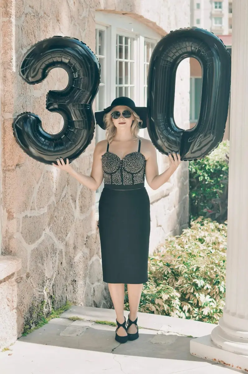 Mluchee Black Number 8 Balloon 40 Inch | Jumbo Party Decoration - view 3
