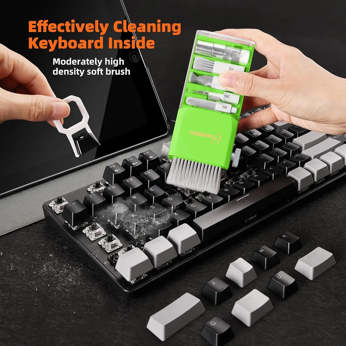 Tassmpitor All-in-1 Keyboard Cleaner Laptop Cleaning Kit | Deep Device & Screen Cleaning Tools - view 2