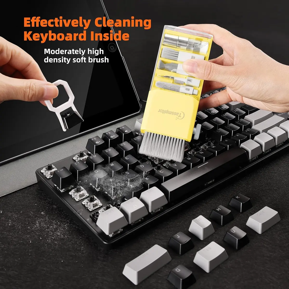 Tassmpitor All-in-1 Keyboard Cleaner Laptop Cleaning Kit | Deep Device & Screen Cleaning Tools - view 2