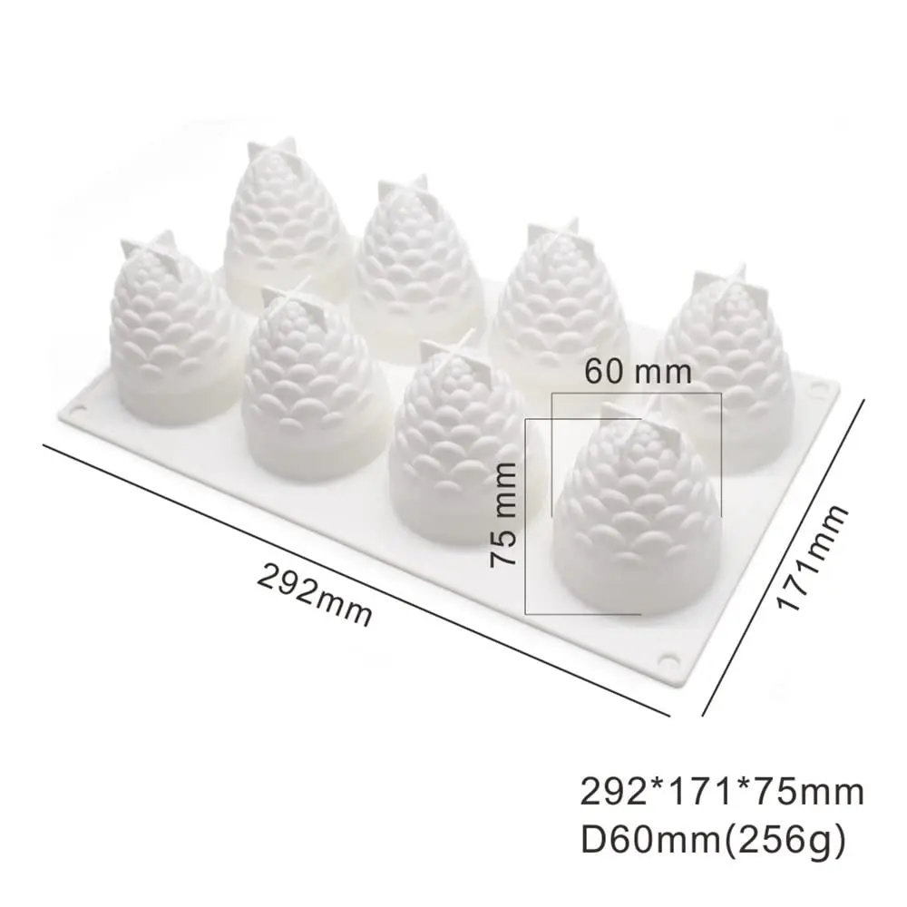 mostsom Pinecone Silicone Mold 25.5cm (10 inch) | Food-Grade Baking & Dessert Mould - view 2