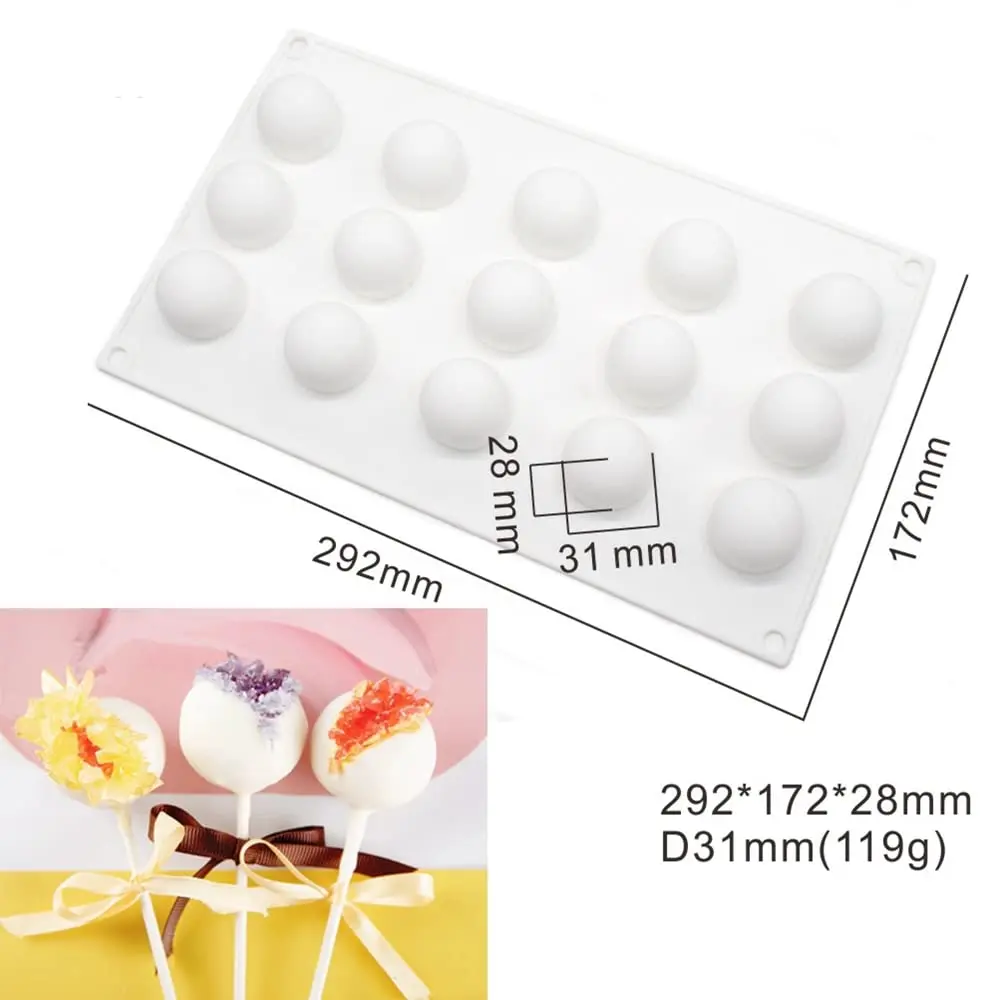 mostsom Fruit Shape Silicone Mold 29.67cm (11.68x6.84x1.12 inch) | Food Grade Baking & Dessert Mould - view 8