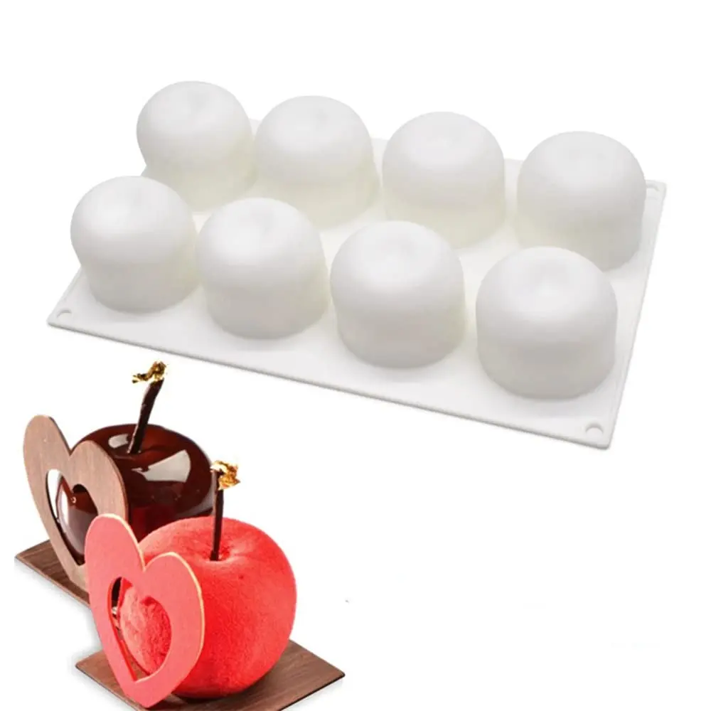 mostsom Apple Shape Silicone Mold 29.7cm (11.68x6.84x2.36 inch) | Food Grade Baking & Chocolate Mould - main product image