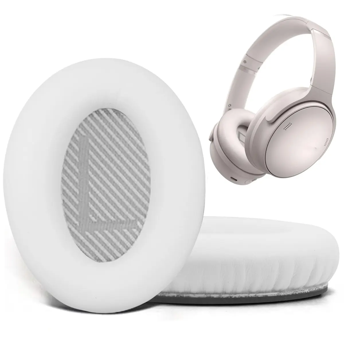 Niukeke Replacement Ear Pads for Bose QC 35 II 15 25 | Soft Leather, Memory Cotton, Noise Isolation - main product image