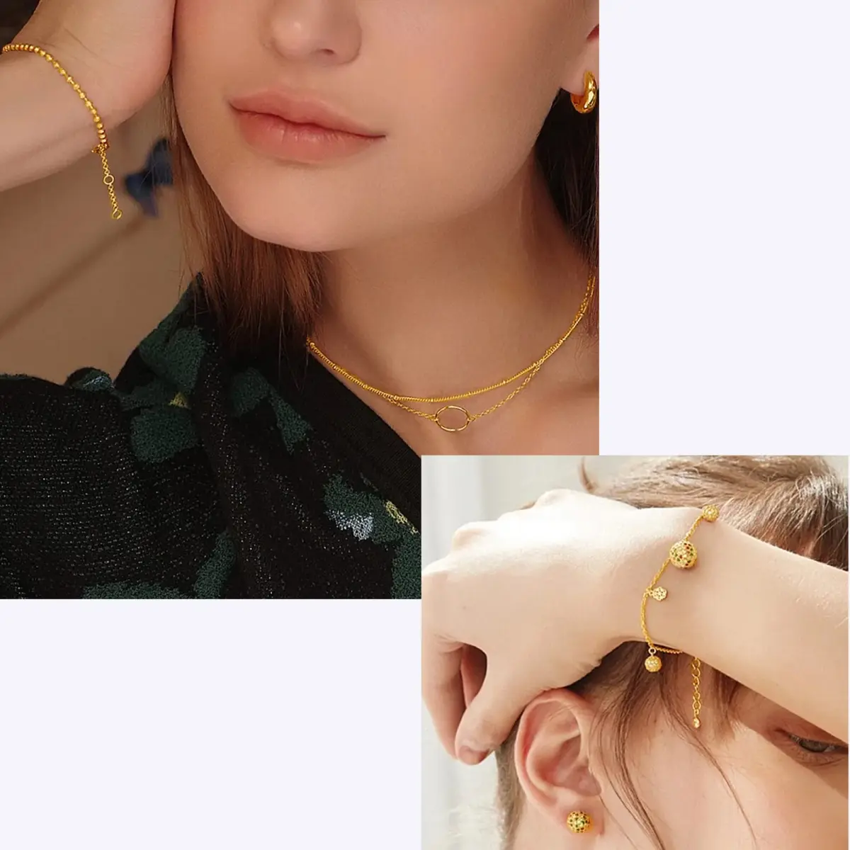 Ecoofor Gold Necklace Chains for Jewelry Making Kit 78.7ft (10 Rolls) | DIY Necklace Bracelet Jewelry Making with Jump Rings & Clasps - view 7