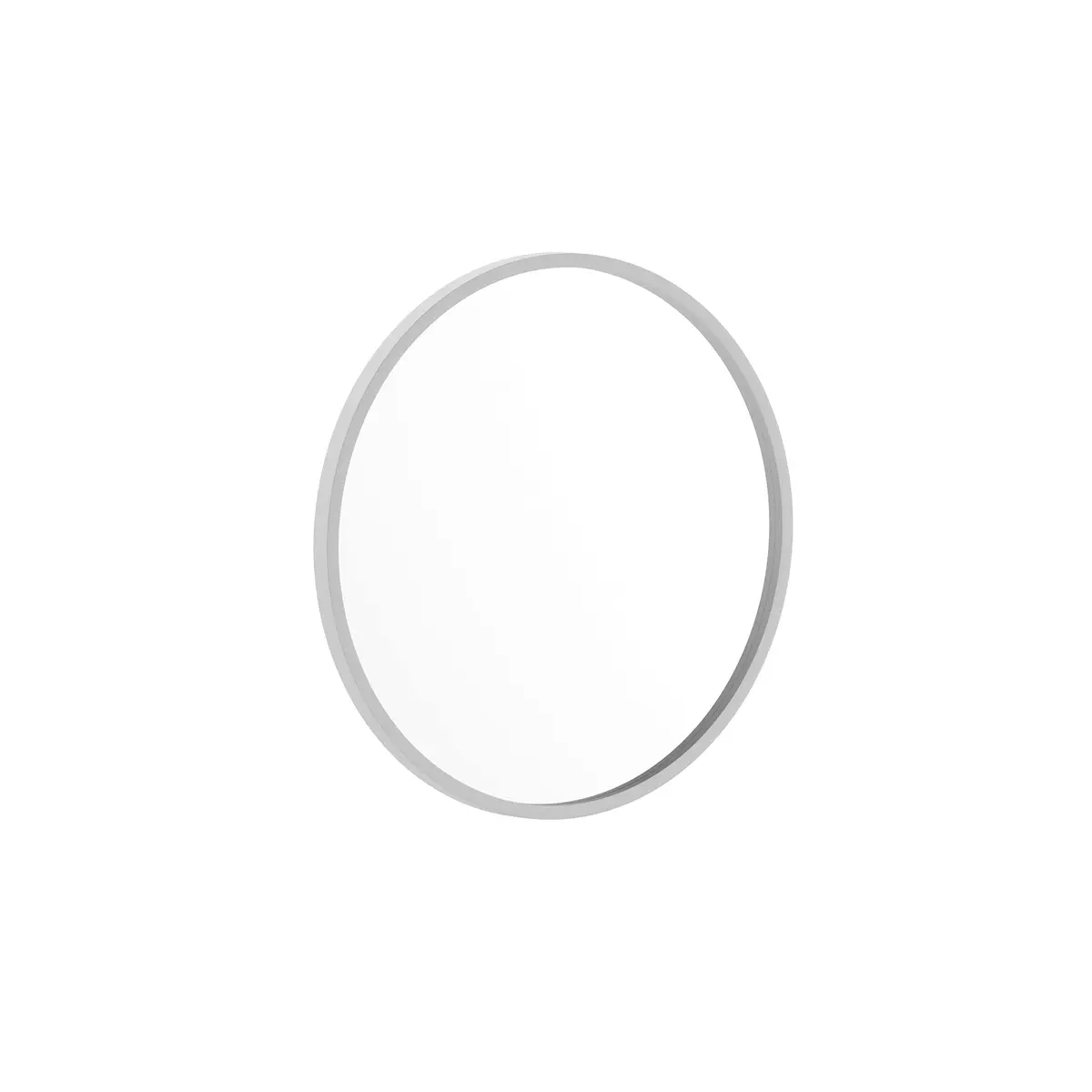Taylor & Logan Julianne 20" Round Silver Metal Framed Wall Mirror | Modern, Safety & Versatile Design - view 2