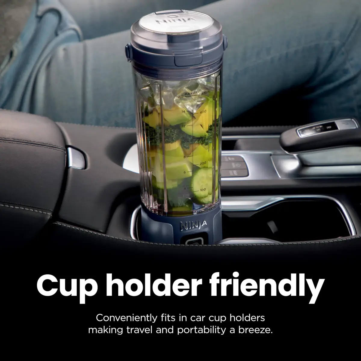 Ninja Blast Portable Blender Cordless 550ml (1.73lb) White BC151WH | Blends Ice & Frozen Fruit Anywhere - view 8