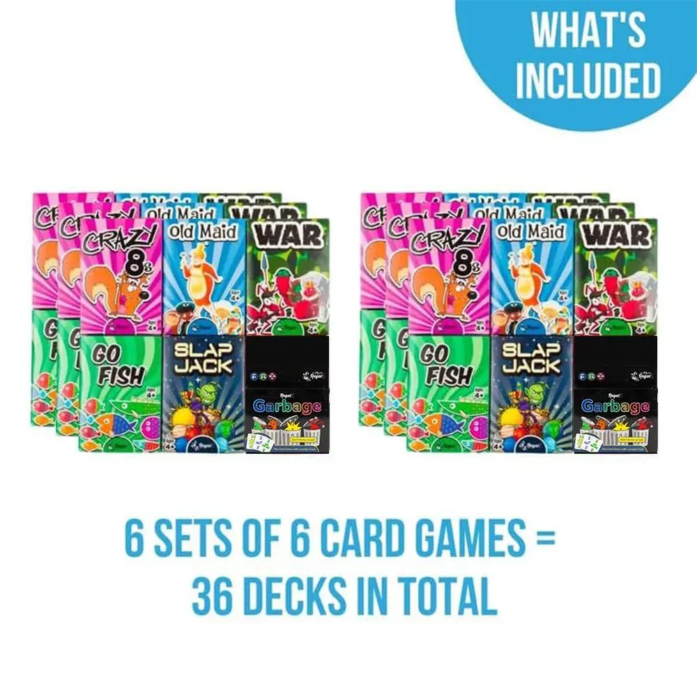 Regal Games Classic Kids Card Games Set - 6 Packs, 36 Decks | Educational & Fun for Ages 4+ - view 4