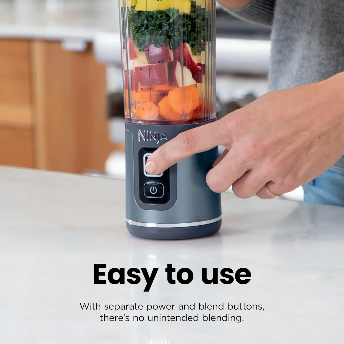 Ninja Blast Portable Blender, Cordless, 18oz Vessel, Cranberry Red - view 4