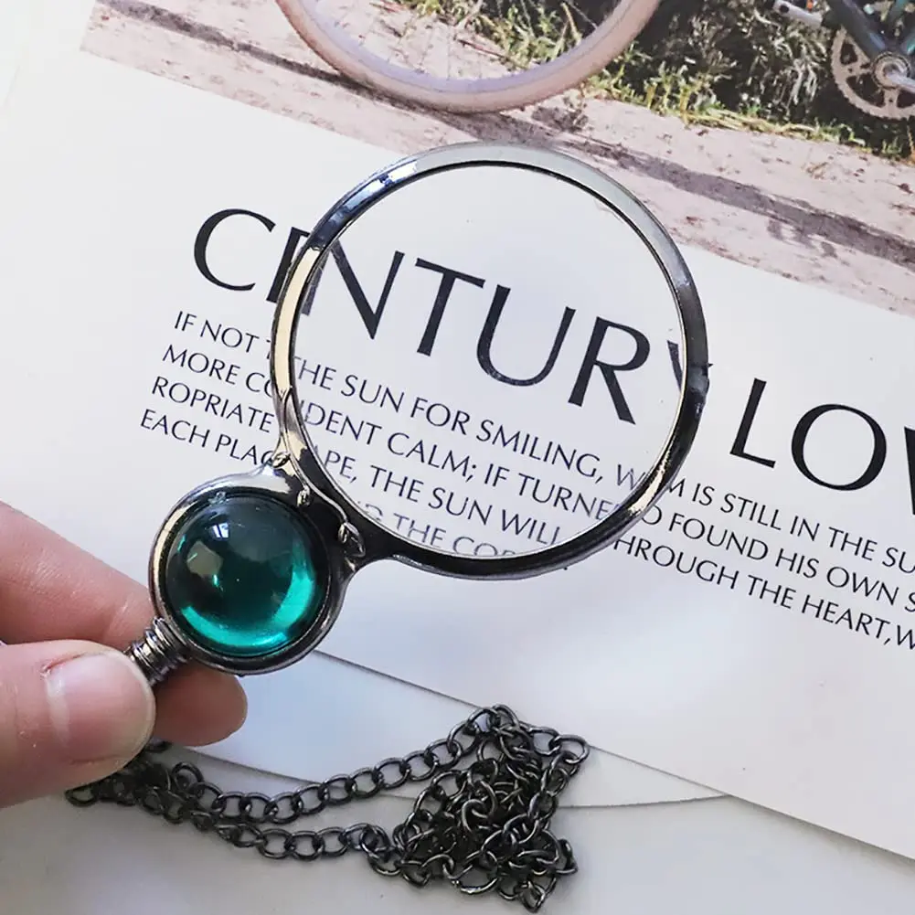 ccHuDE 10X Magnifiers Necklace 4.5cm | Elegant Reading Aid for Seniors - view 7