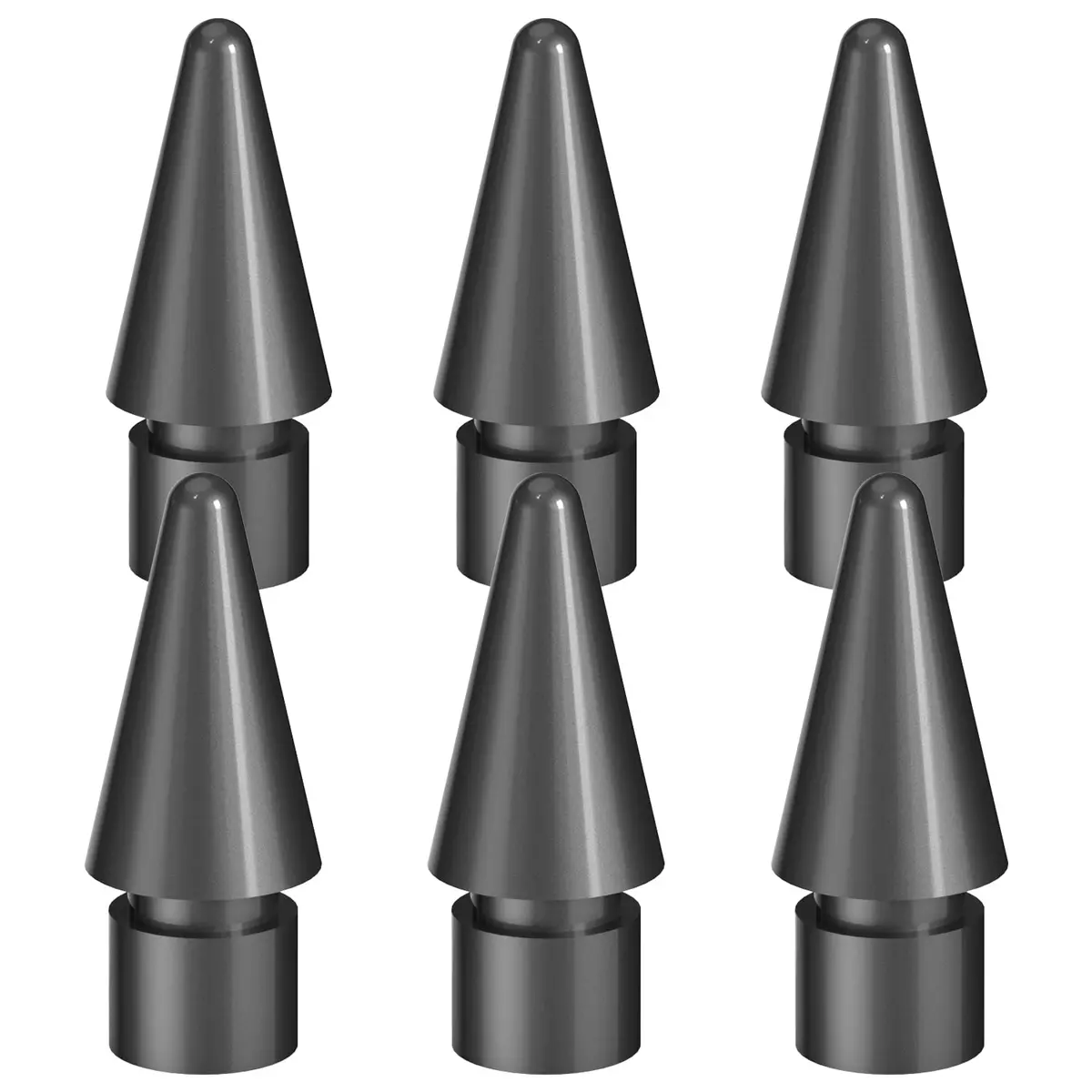 HATOKU Replacement Tips for Pencil 1st/2nd Gen | Black Pen Nibs for Pro Pencil - main product image