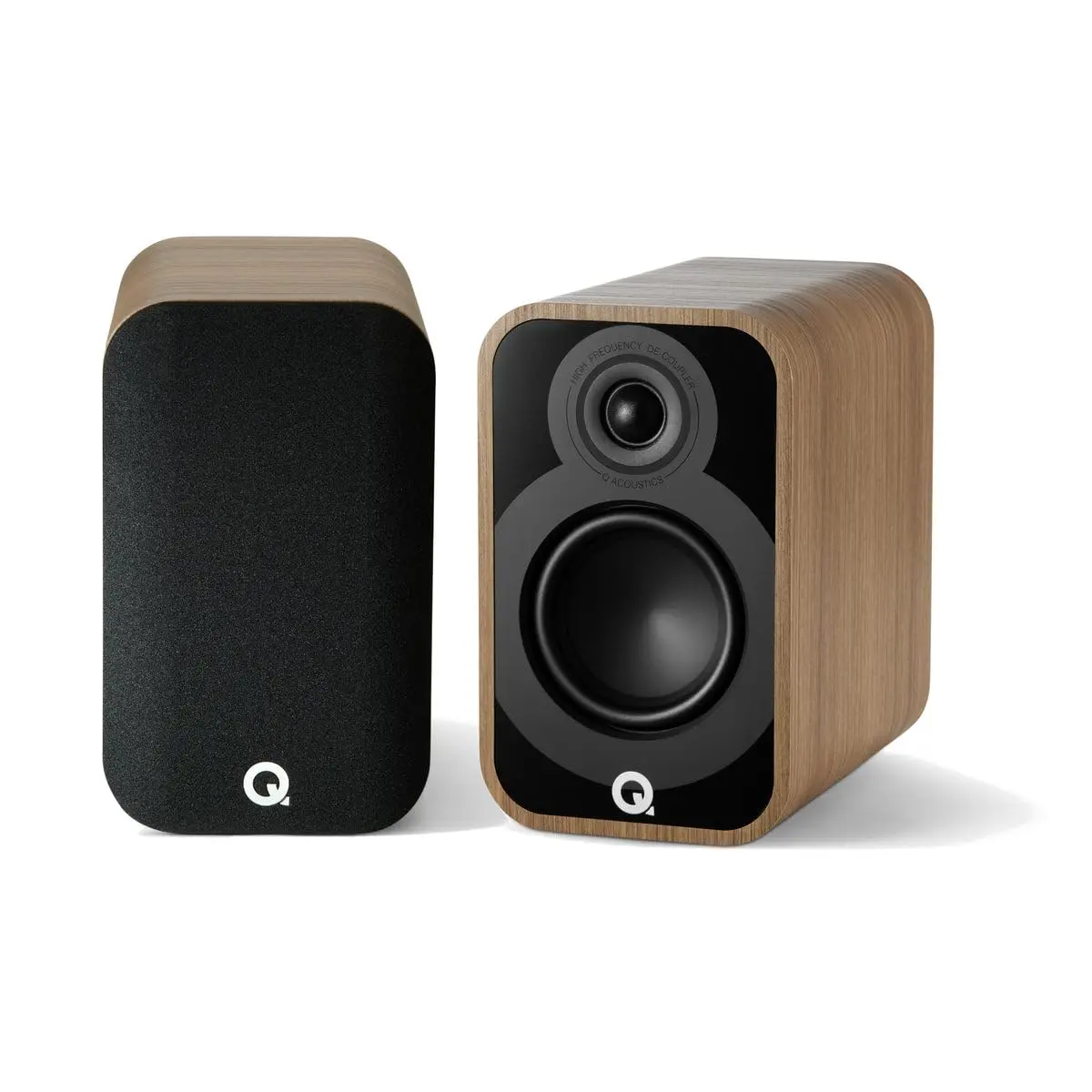 Q Acoustics 5010 Compact Bookshelf Speakers Pair Holme Oak | Premium 4.5" Mid/Bass, 6Ω, 75W - view 2
