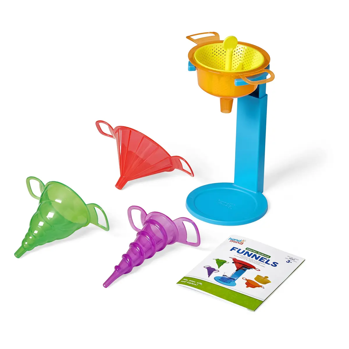 hand2mind Starter Science Funnels, 7 Pieces | Durable STEM Toys for Kids 3+ - view 6