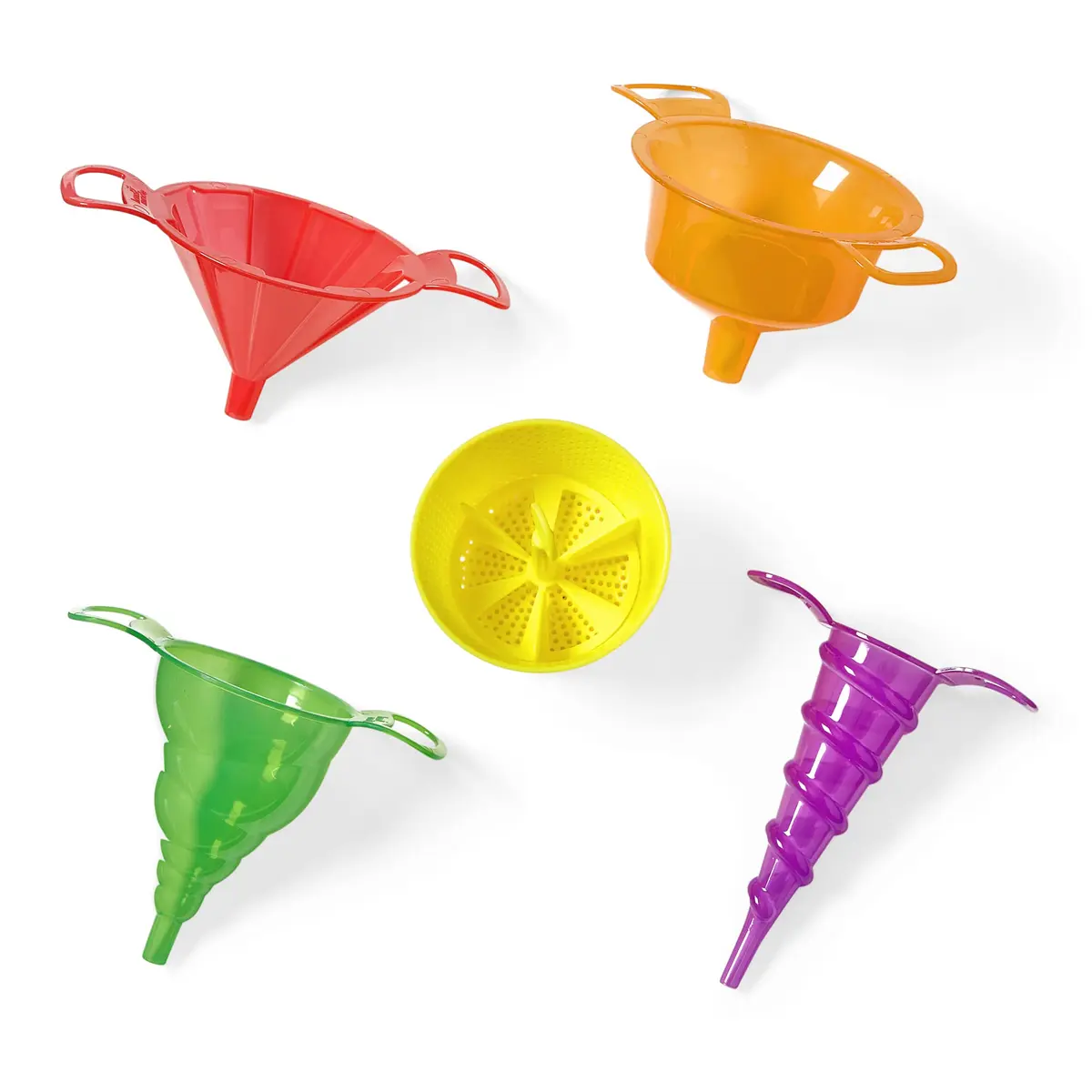 hand2mind Starter Science Funnels, 7 Pieces | Durable STEM Toys for Kids 3+ - view 7