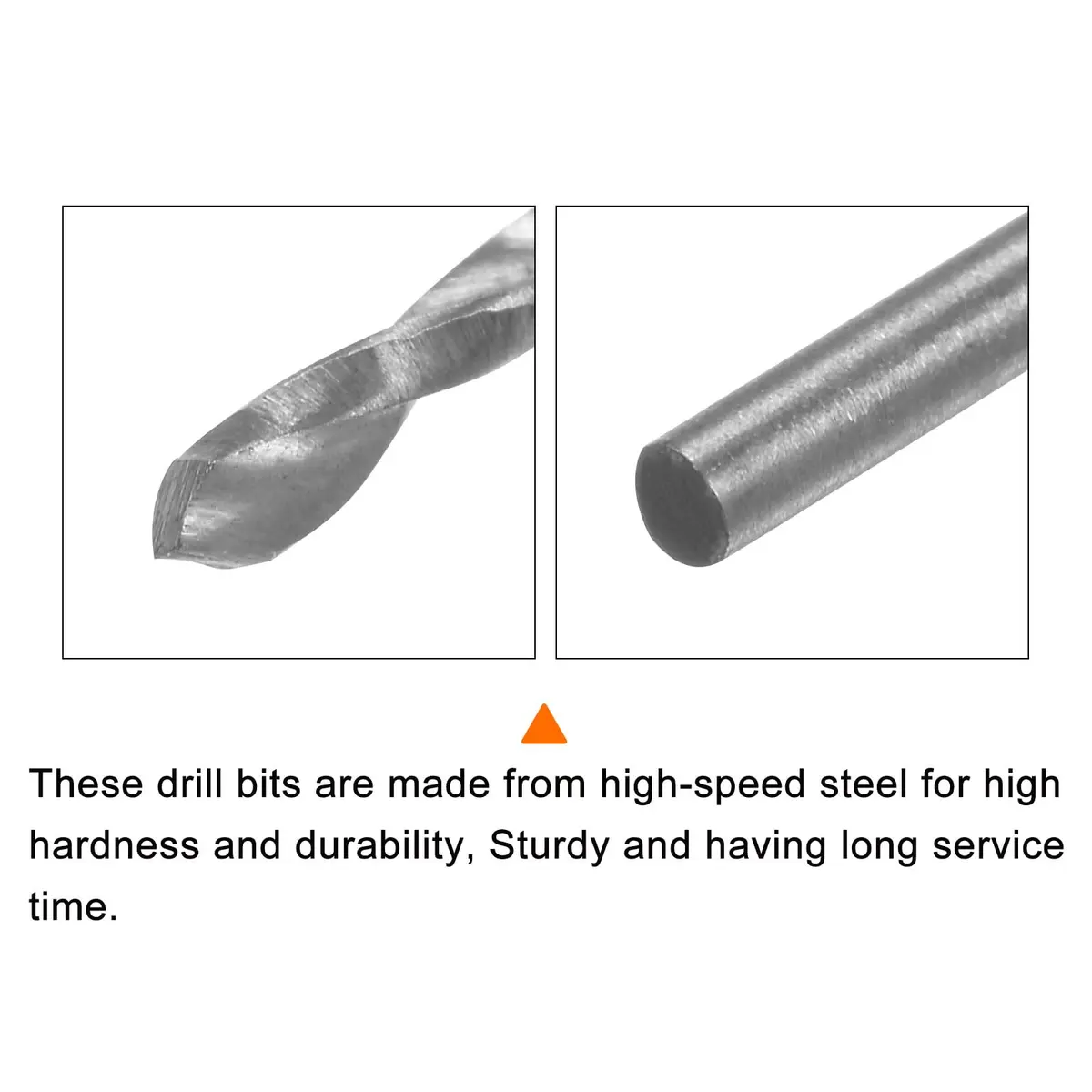 HARFINGTON 10pcs Extra Long Drill Bits 1.3mm | High-Speed Steel, Straight Shank, 65mm Length for Metal & Wood - view 4