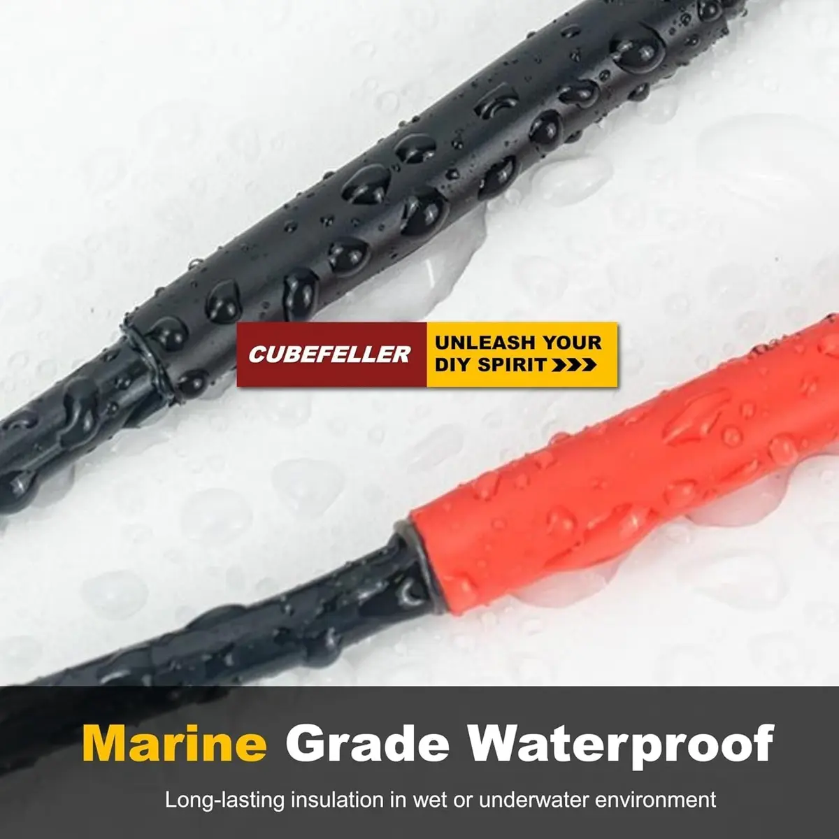 cubefeller Insulation 15mm (5/8") Red Heat Shrink Tubing | Marine Grade Waterproof Adhesive Lined - view 7